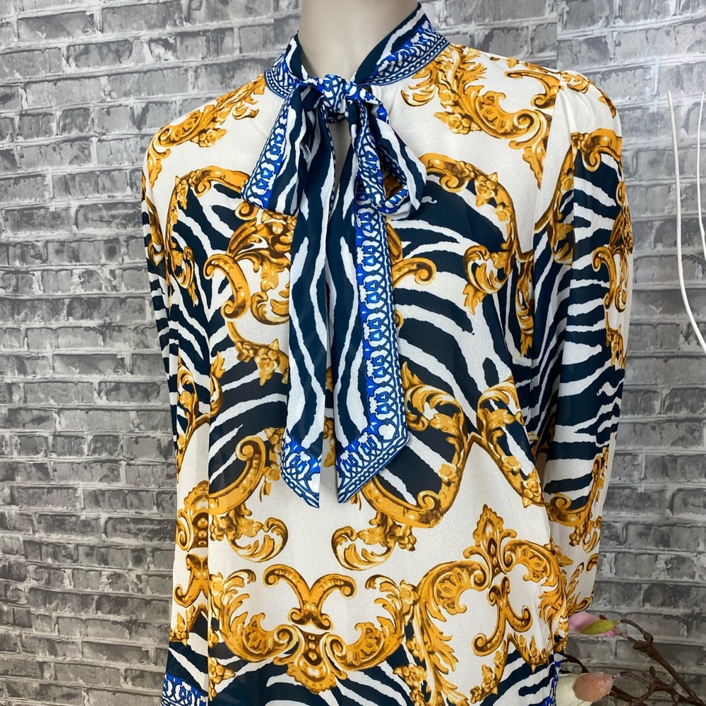 Tie bow blouse